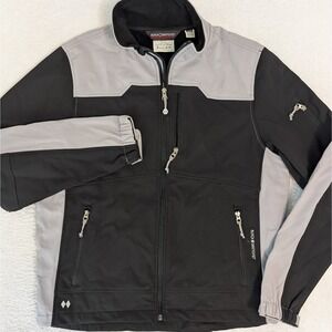 Black Diamond Double Diamond Full Zip Jacket, Medium, Black, Stretchy W/ Ripstop